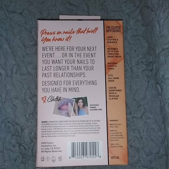 NWT Clutch Nails press on nails - Picture 2 of 3